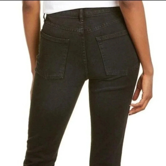 COTTON CITIZEN  High Waist Skinny Leg Jean Black - Picture 13 of 15